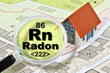 Why is radon testing recommended during a real estate transaction?